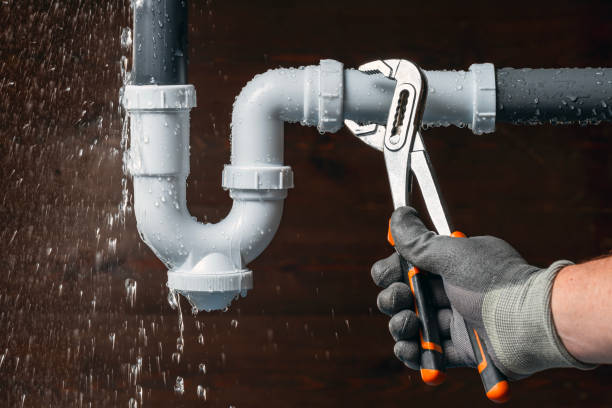 Professional Water Line Repair technician working in Forest City, FL